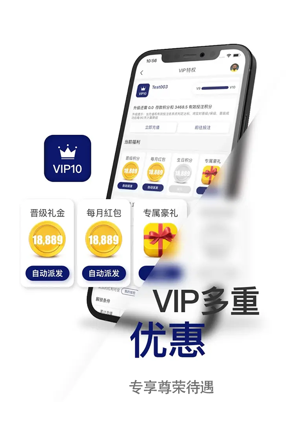 VIP多重优惠 — 专享尊荣待遇